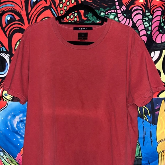 KSUBI Seeing Lines SS Red Tee - Picture 6 of 17